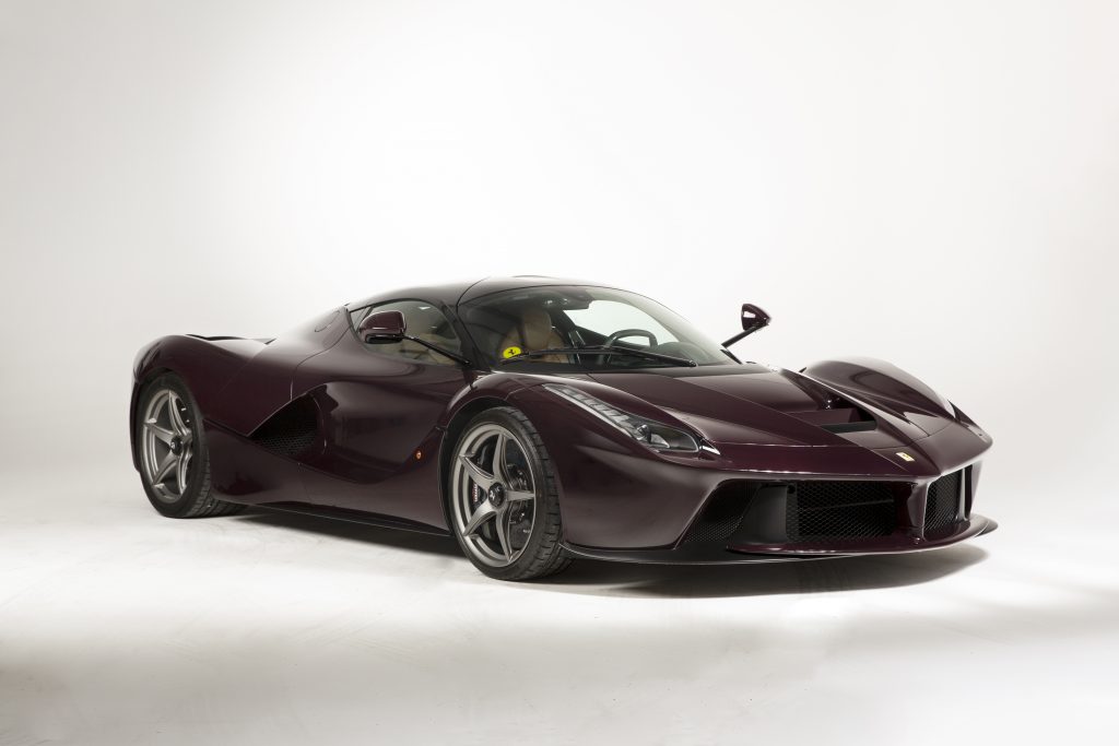 2016 Ferrari LaFerrari sold for £2,142,500 at RM Sotheby's sale in 2021