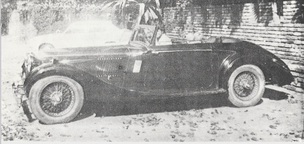 1937 Alvis Speed Twenty-Five by Lancefield when it was in Jamaica