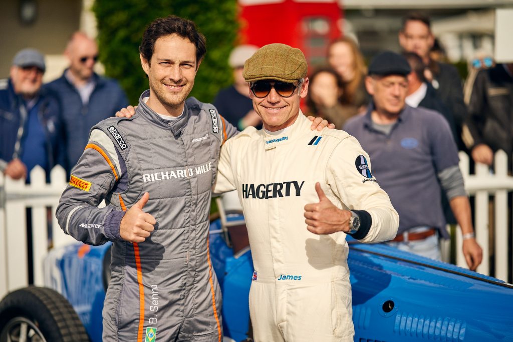 James Wood and Bruno Senna