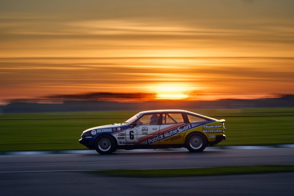 Rover SD1 3500 races into the sunset at Goodwood 2021 Members' Meeting