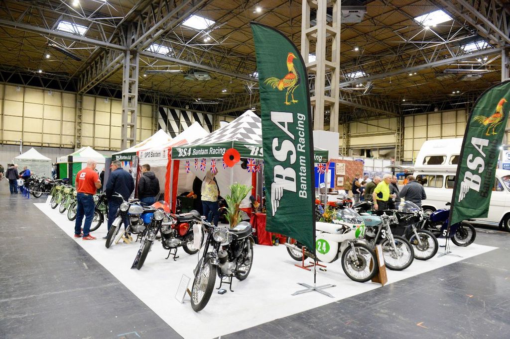 BSA motorcycles at the NEC Classic Motor Show