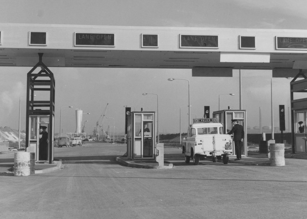 Dartford Tunnel toll gate