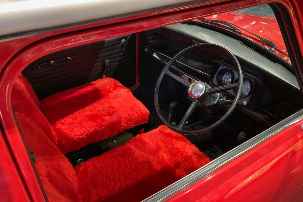 1982 Mini Clubman camper interior