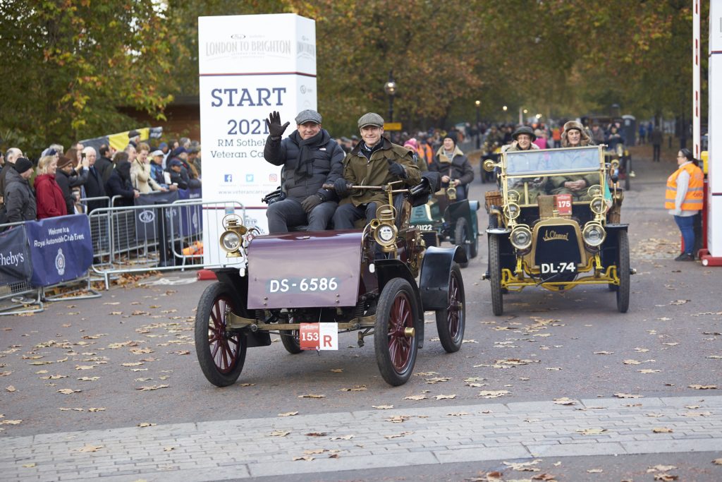 James Wood and Mark Roper of Hagerty at the Veteran Car Run