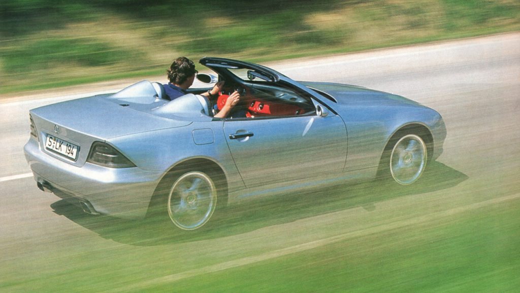 1994 Mercedes SLK concept appeared at Turin motor show