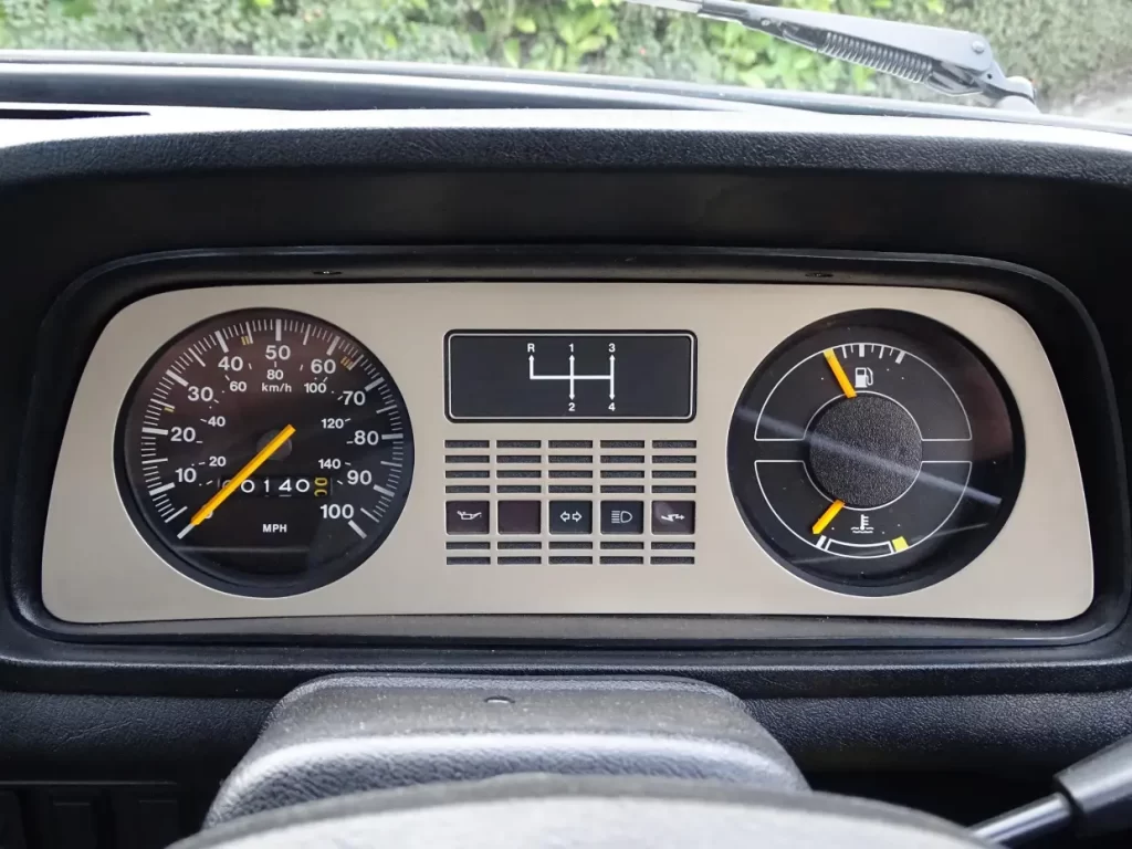 1978 Ford Fiesta Mk1 instruments