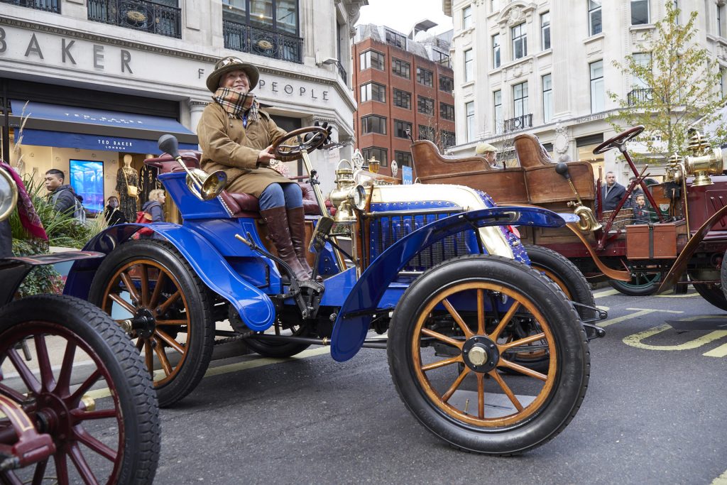 Barbara Dedmen, 1902 Deckert, 2021 London to Brighton Veteran Car Run