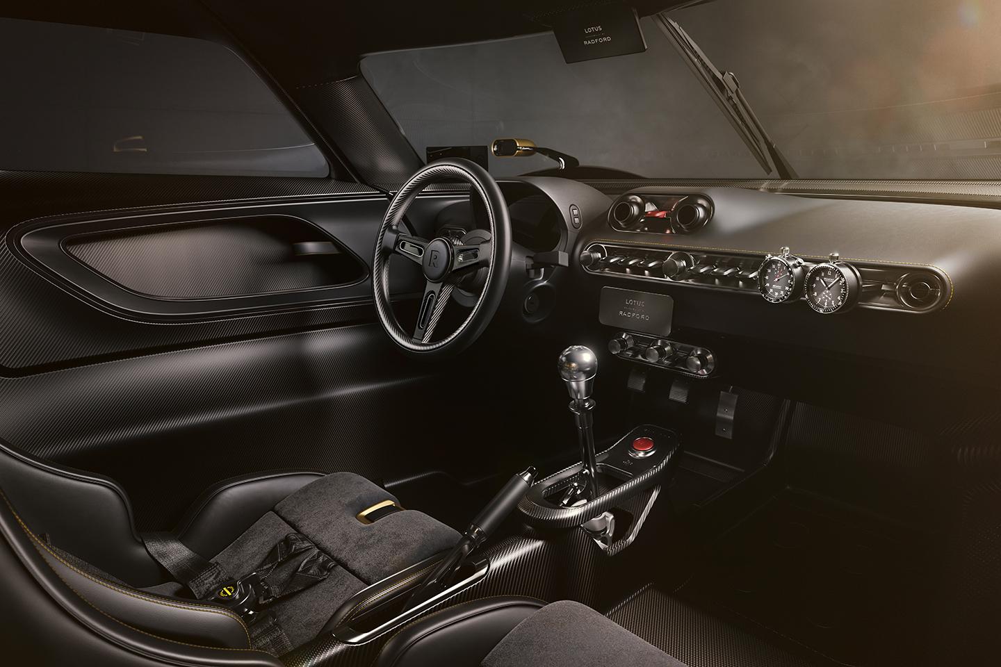 Style as standard inside the Radford Lotus Type 62-2