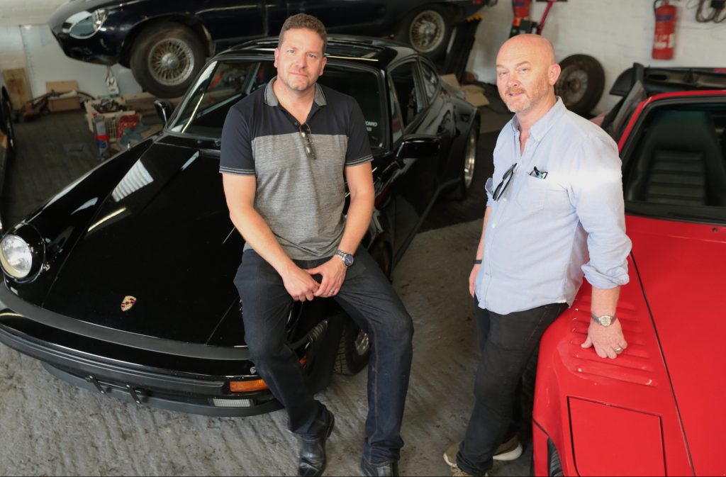 Drew Pritchard and Paul Cowland of Salvage Hunters: Classic Cars