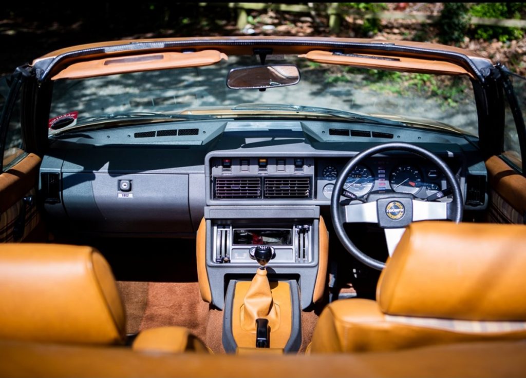 Triumph TR7 cabin