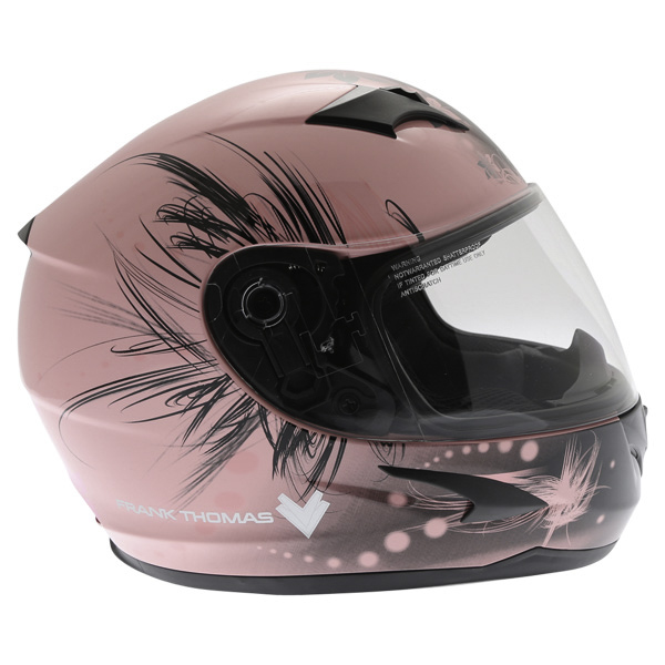 Frank Thomas motorcycle helmet pink