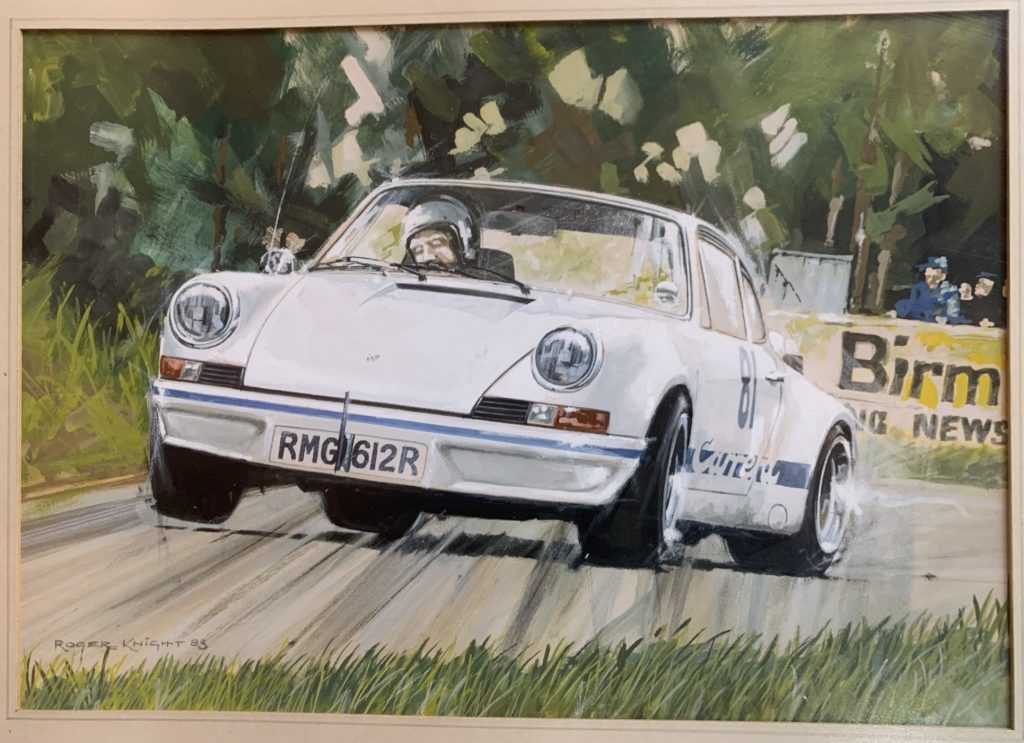 Painting of Porsche 911