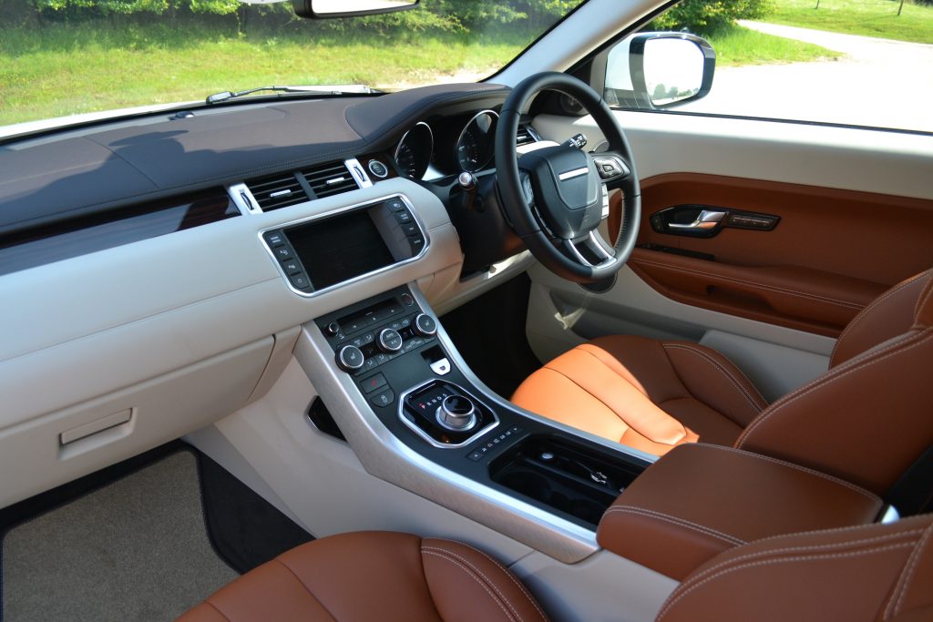 Range Rover Evoque interior