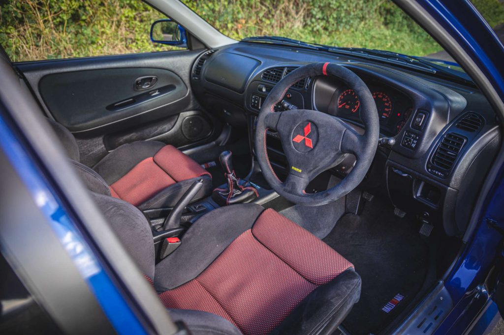 2001 Mitsubishi Lancer Evolution VI Tommi Makinen Edition interior