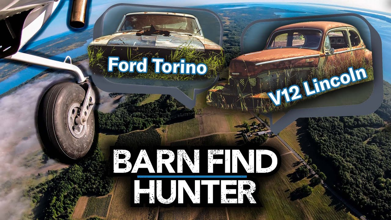 Hunting for barn-find cars from an aeroplane! | Barn Find Hunter