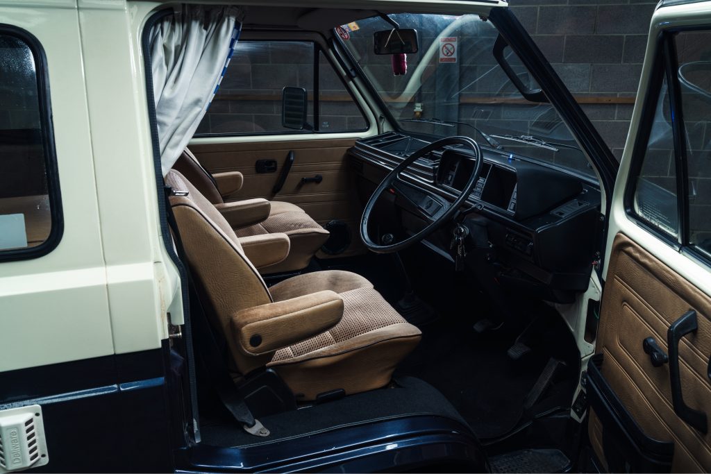 VW T25 camper interior