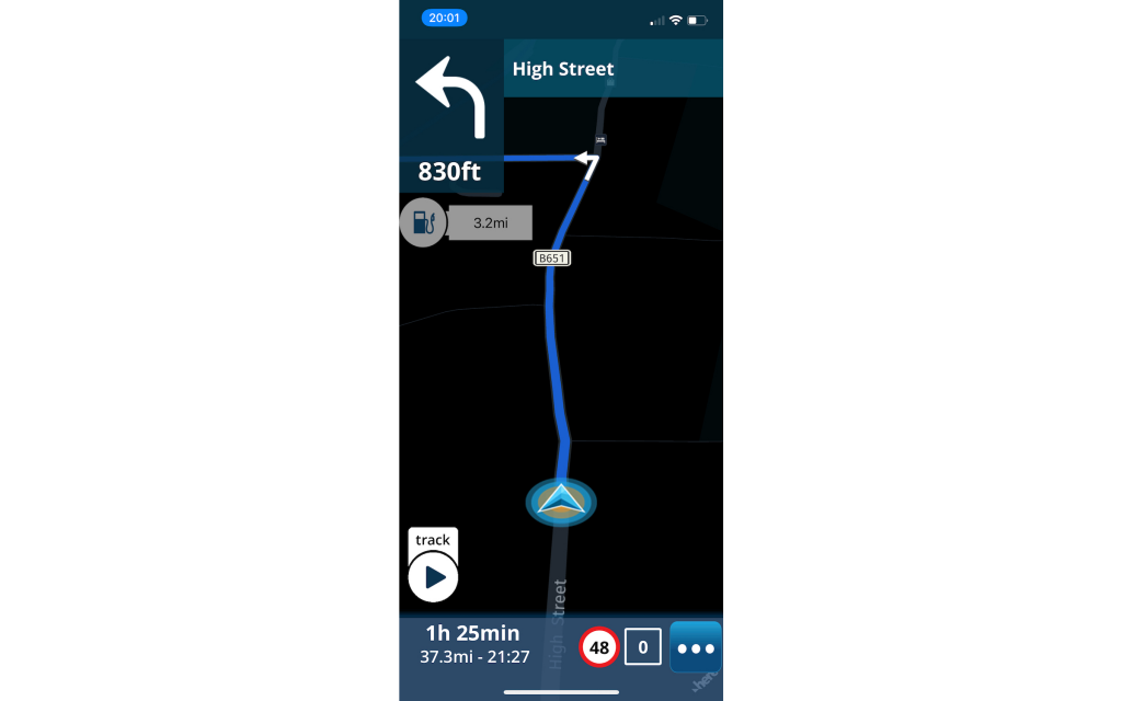 My Route navigation app
