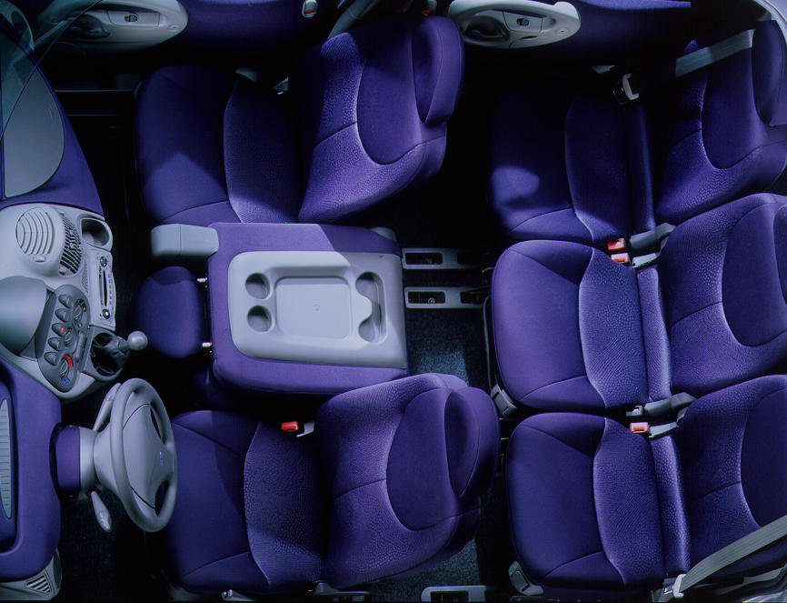  Fiat Multipla interior six seats