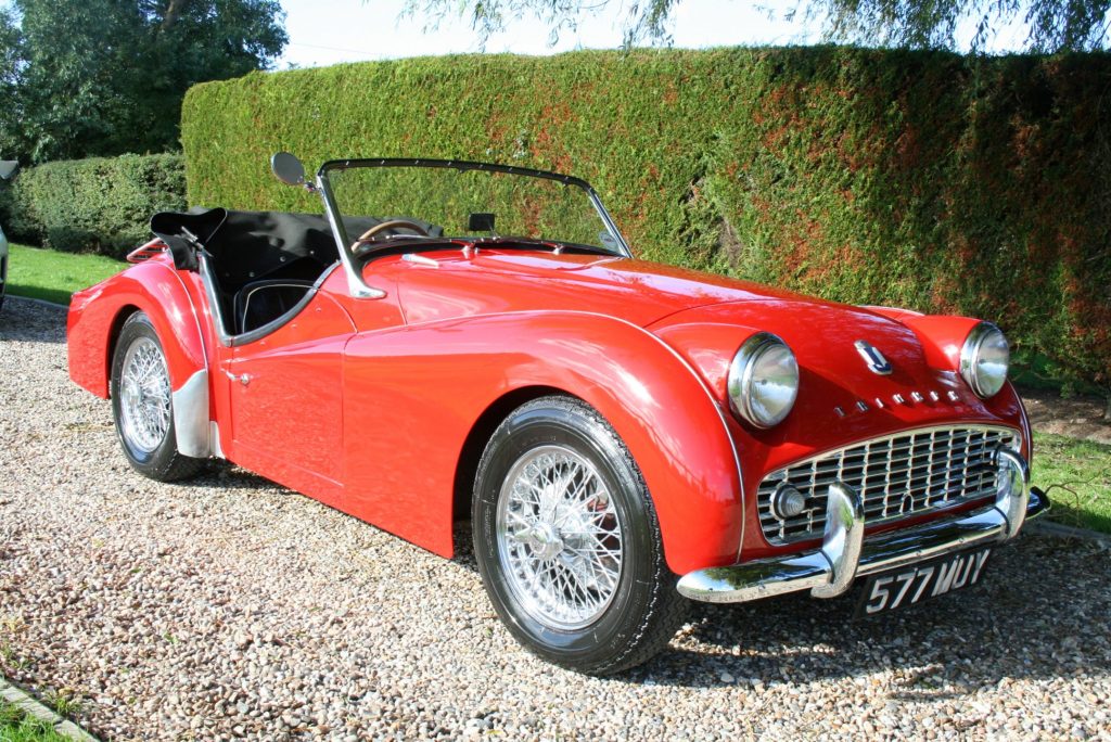 Frederick Forsyth Triumph TR3A