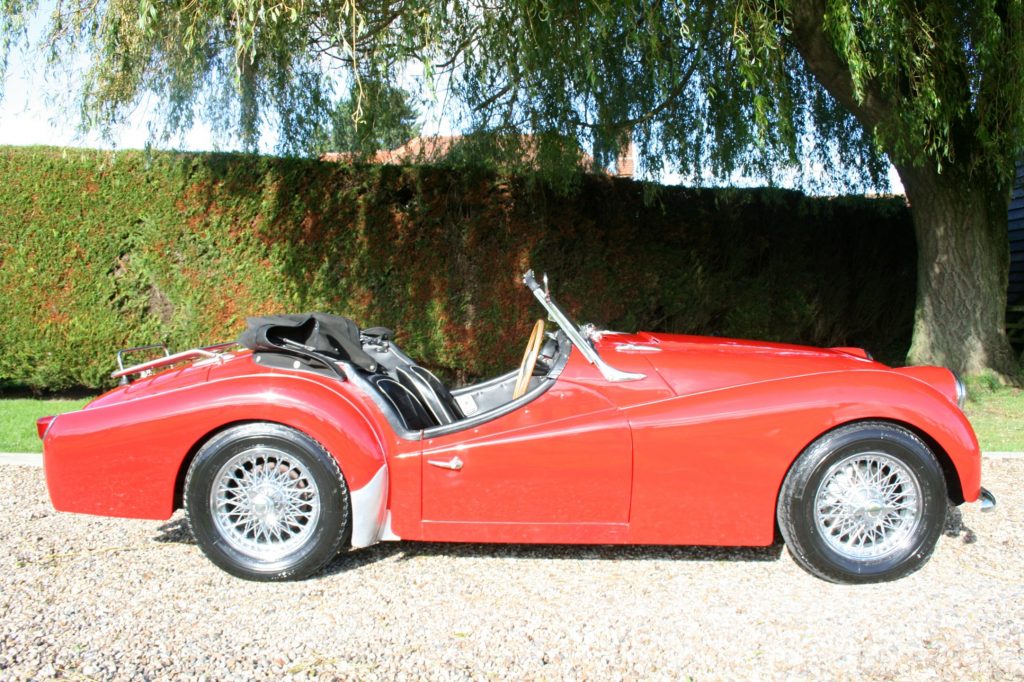 Frederick Forsyth Triumph TR3A