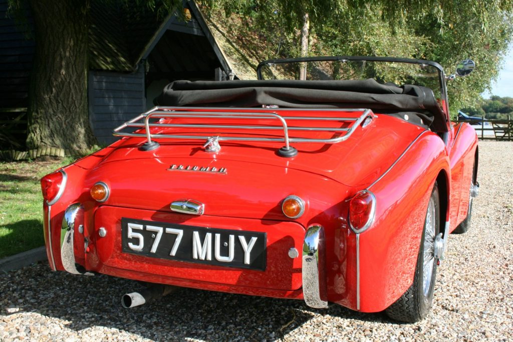 Frederick Forsyth Triumph TR3A