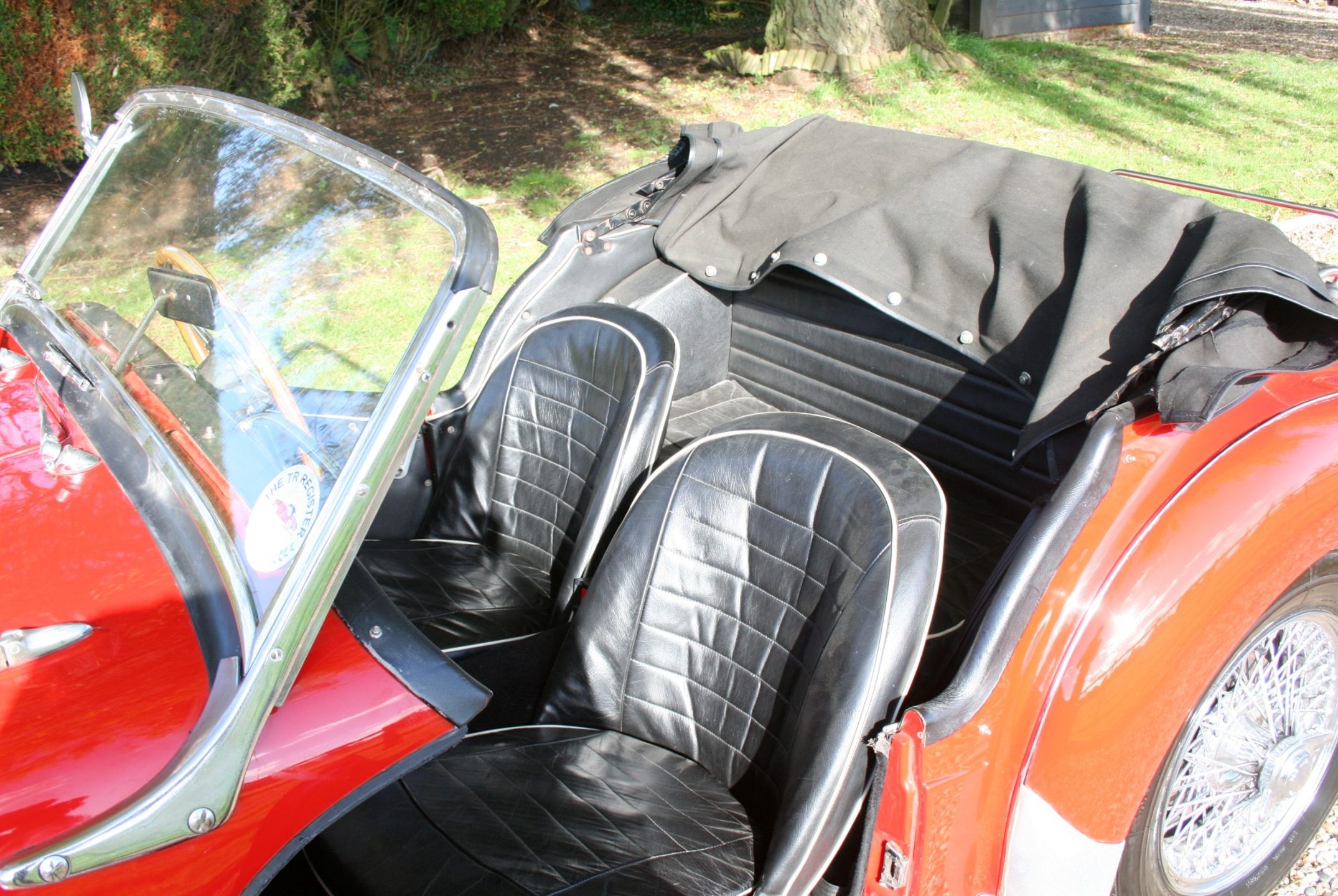 Triumph TR3A interior