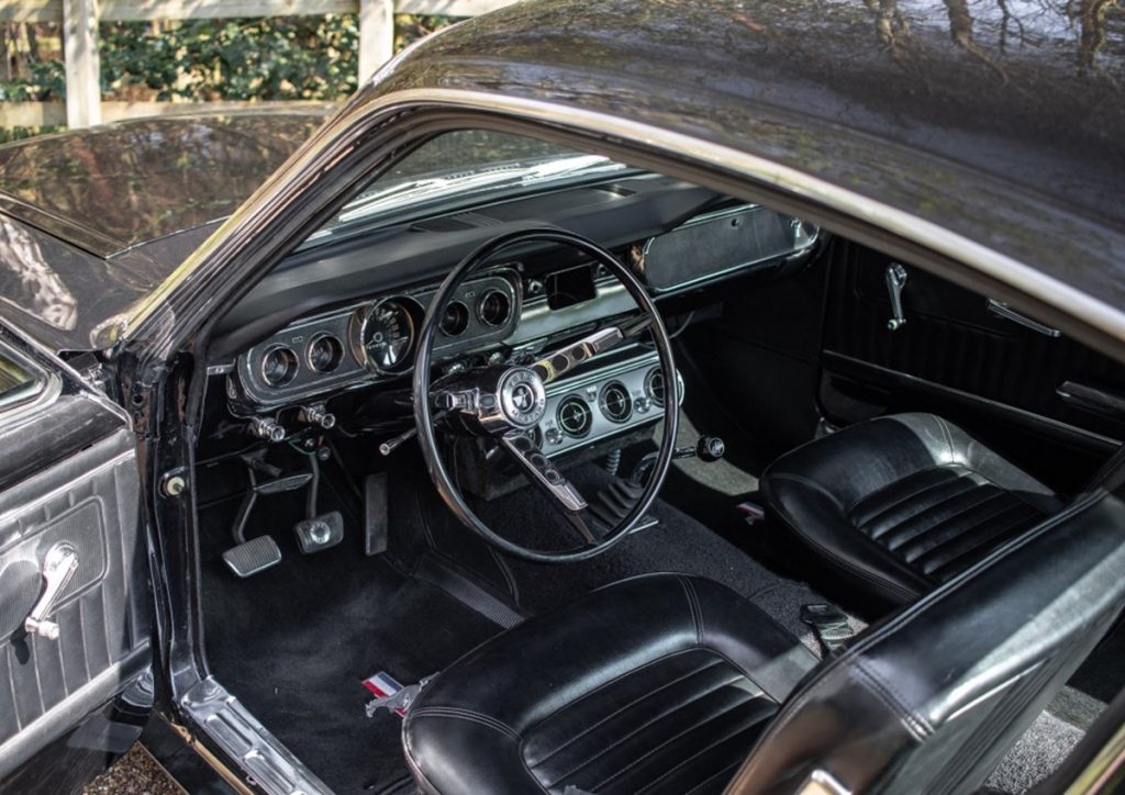 1965 Ford Mustang GT Fastback interior