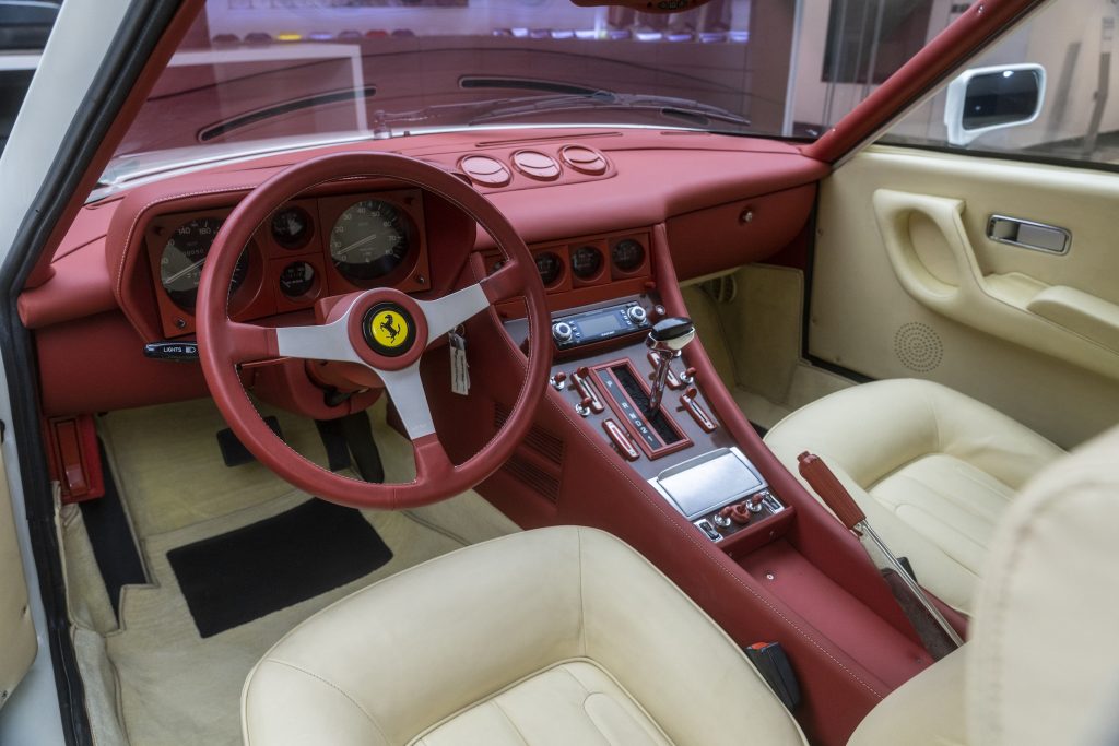 1983 Ferrari Meera Michelotti interior