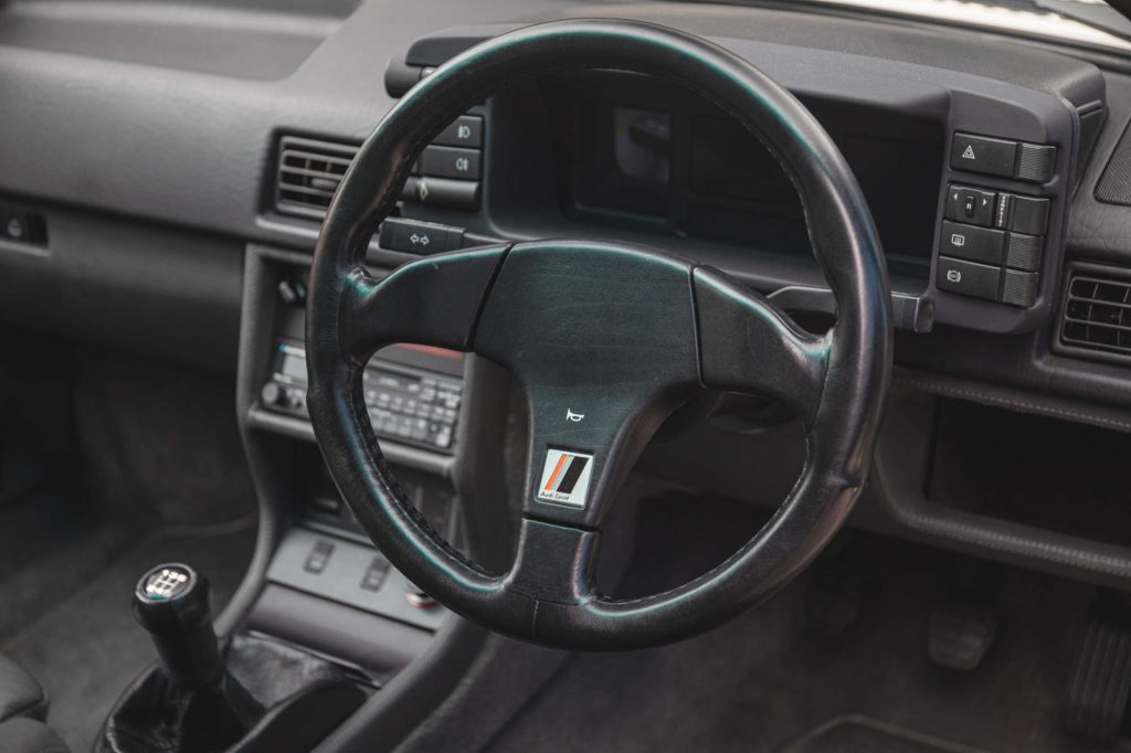 1991 Audi Quattro RR 20V interior