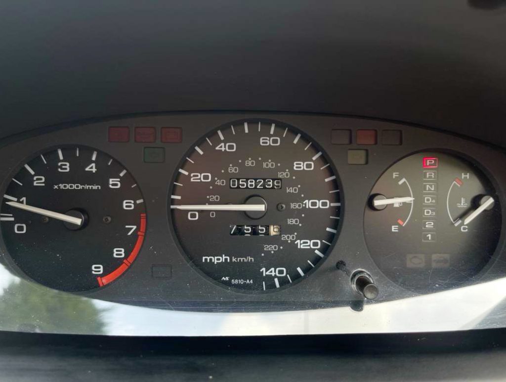 1995 Honda Civic Coupe dials