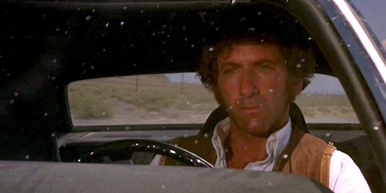 Barry Newman as Kowalski, in Vanishing Point