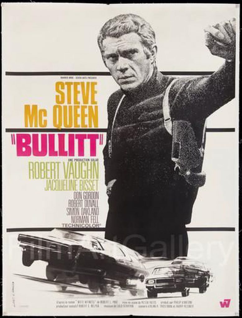 Bullitt vintage poster for sale