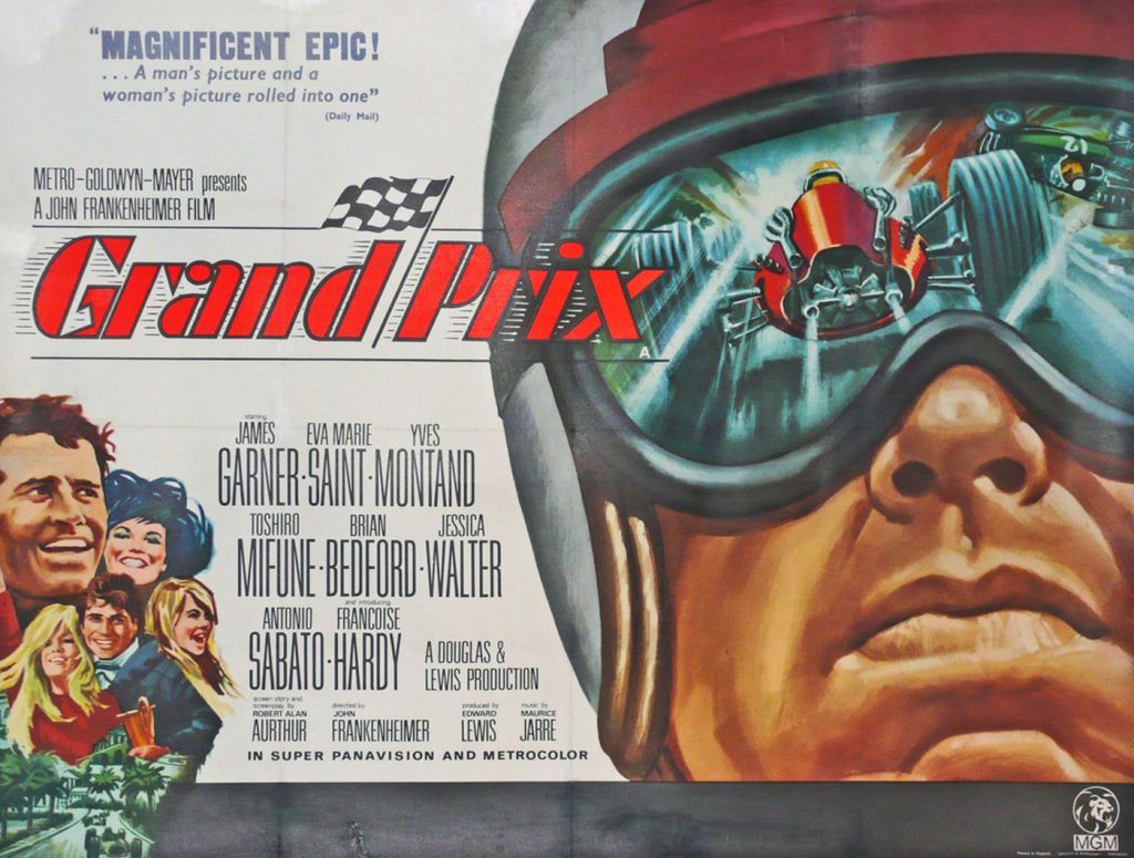 Grand Prix vintage movie poster for sale