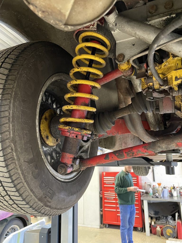 Lotus Esprit suspension