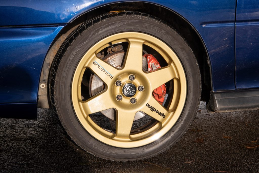 Subaru Impreza Turbo Speedline alloy wheels