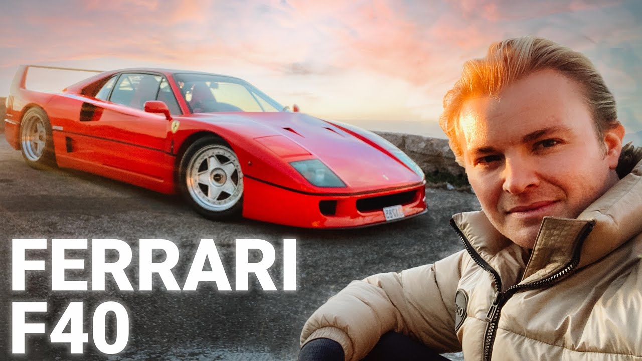 A Ferrari F40 turns even F1 champions into excitable kids