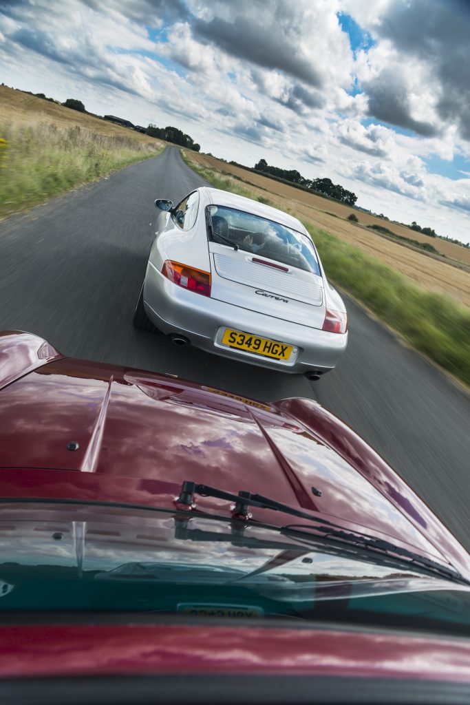 Porsche 911 996 and 993