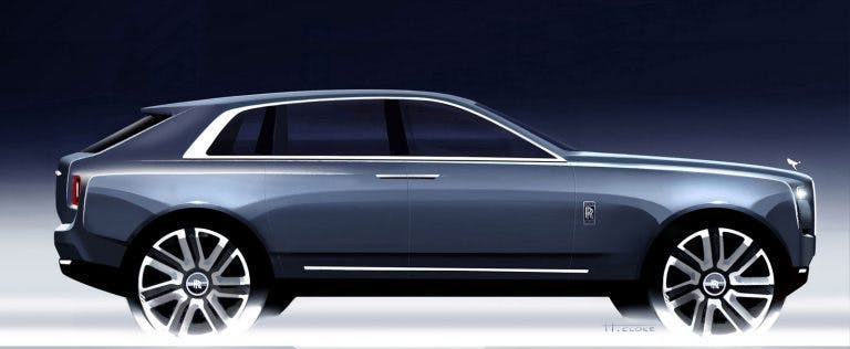 Design Rolls-Royce Cullinan sketch