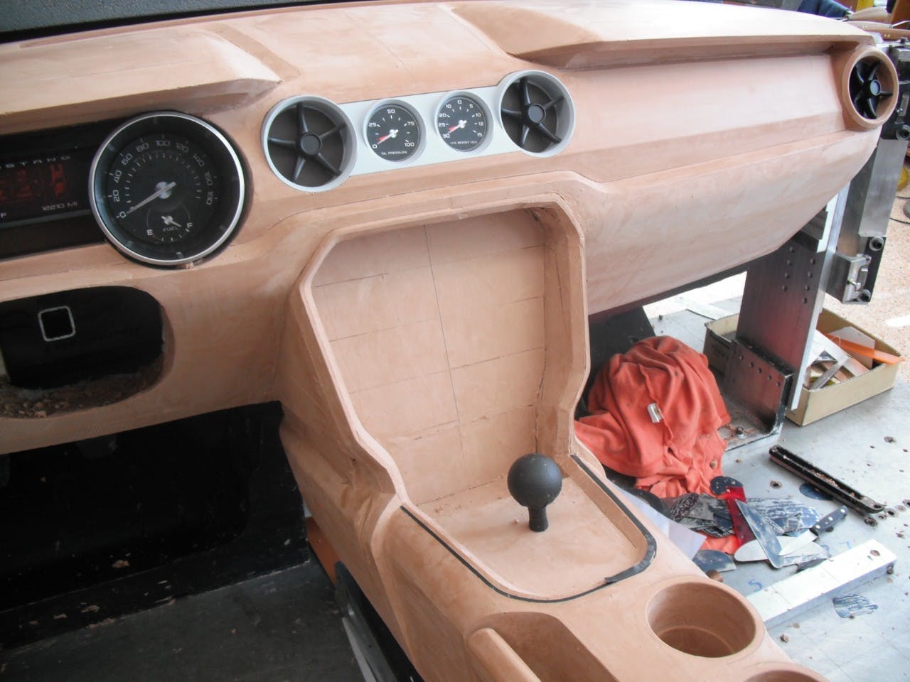 Ford Mustang clay interior