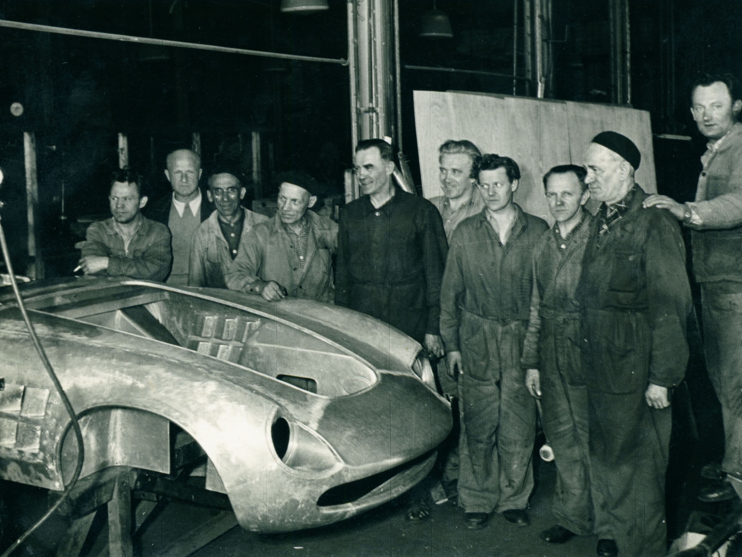 Škoda 1100 OHC Coupe design team