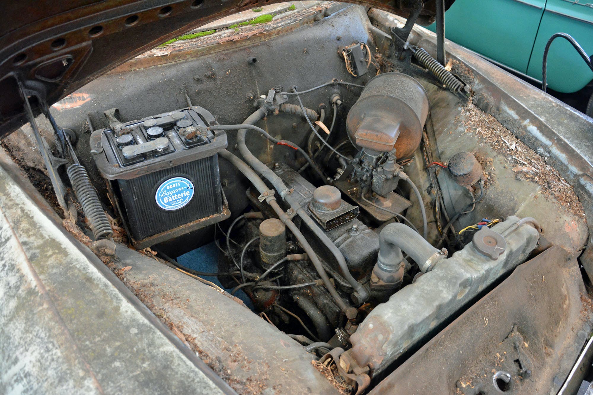 Opel Olympia Caravan engine bay