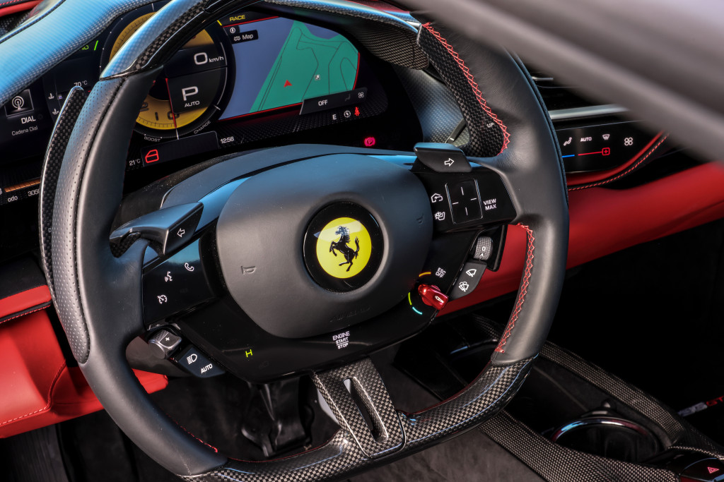 Ferrari 296 GTB steering wheel