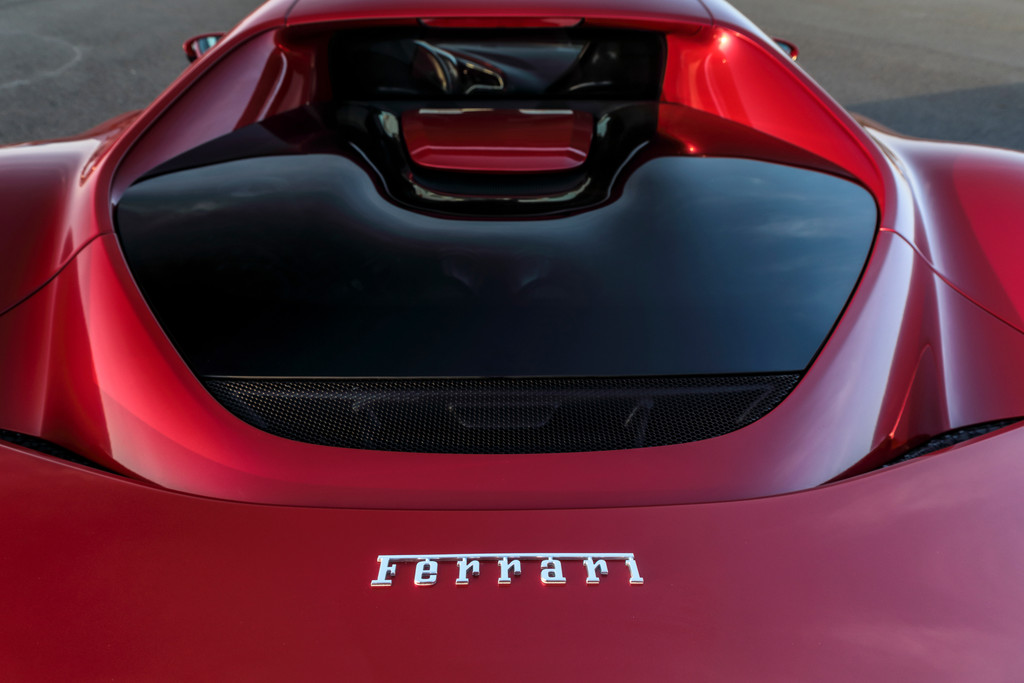 Ferrari 296 GTB engine cover