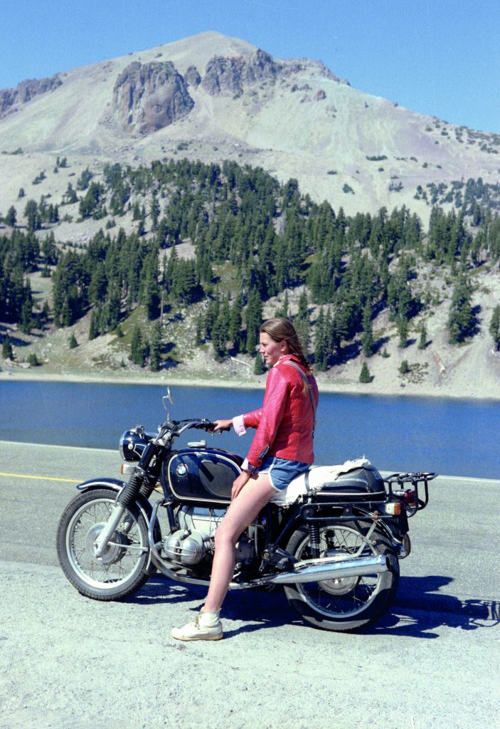 Elspeth Beard and her BMW R75