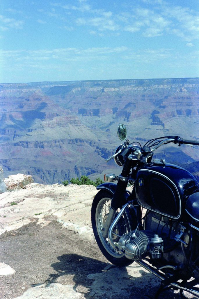 Elspeth Beard and her BMW R75