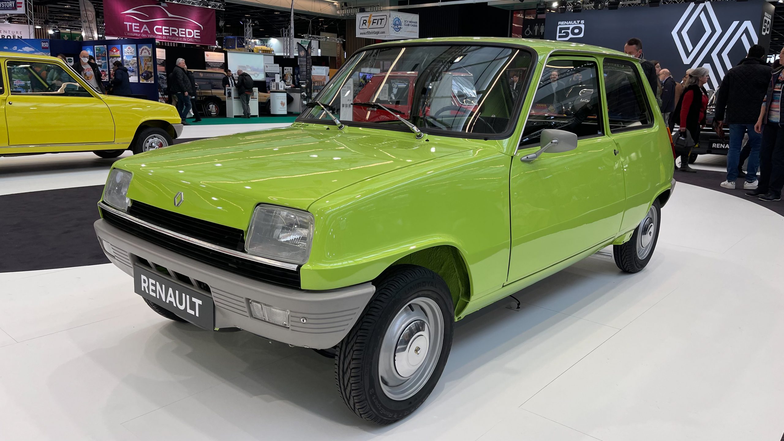 Renault 5s at 2022 Retromobile