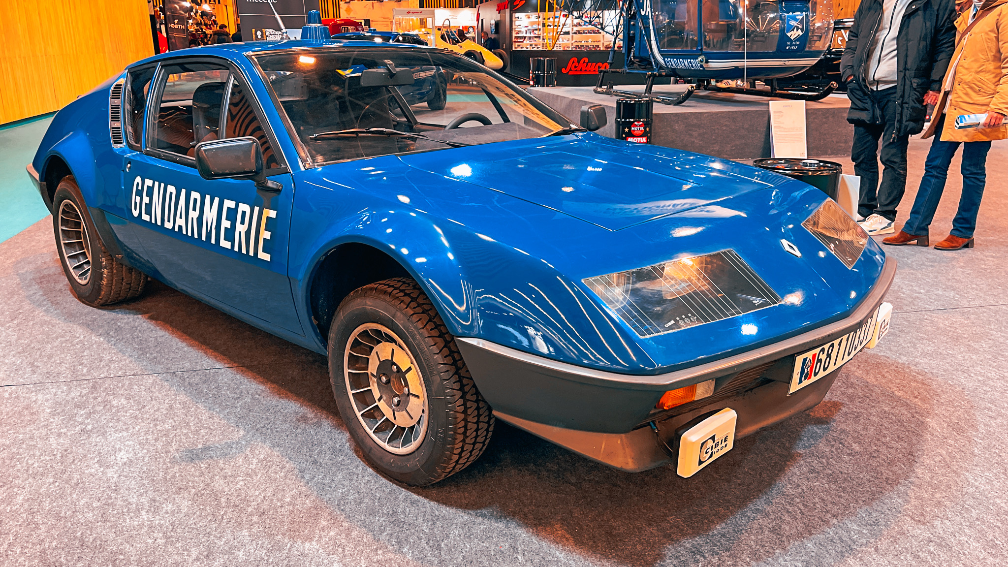 Alpine French police car