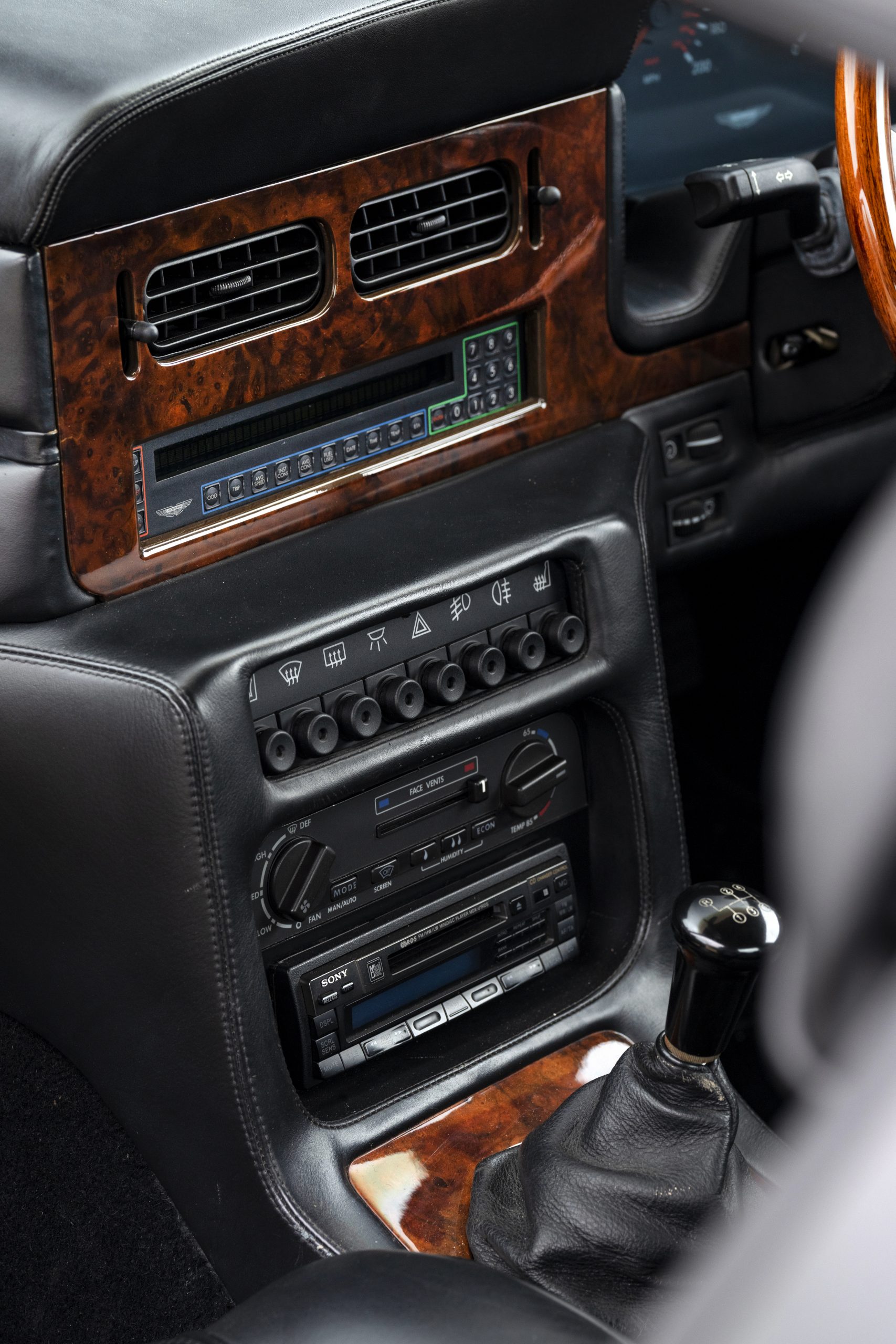 Aston Martin Virage interior