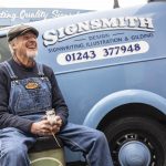 A sixth sense, a shaky hand and finding the sweet spot: Terry Smith reveals the secrets of traditional signwriting