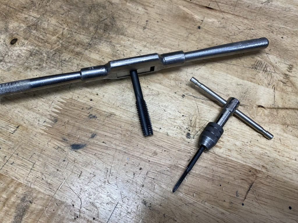 Different taps require different wrenches to get appropriate leverage